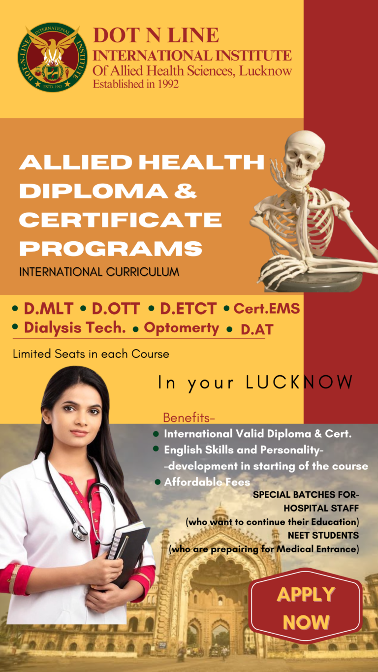 Dot n Line Institute Diploma and Certificate courses in paramedical and allied health sciences Lucknow- ALL COURSES DNL All Courses 6Apr 24 4x5 DNL All Courses 9x16