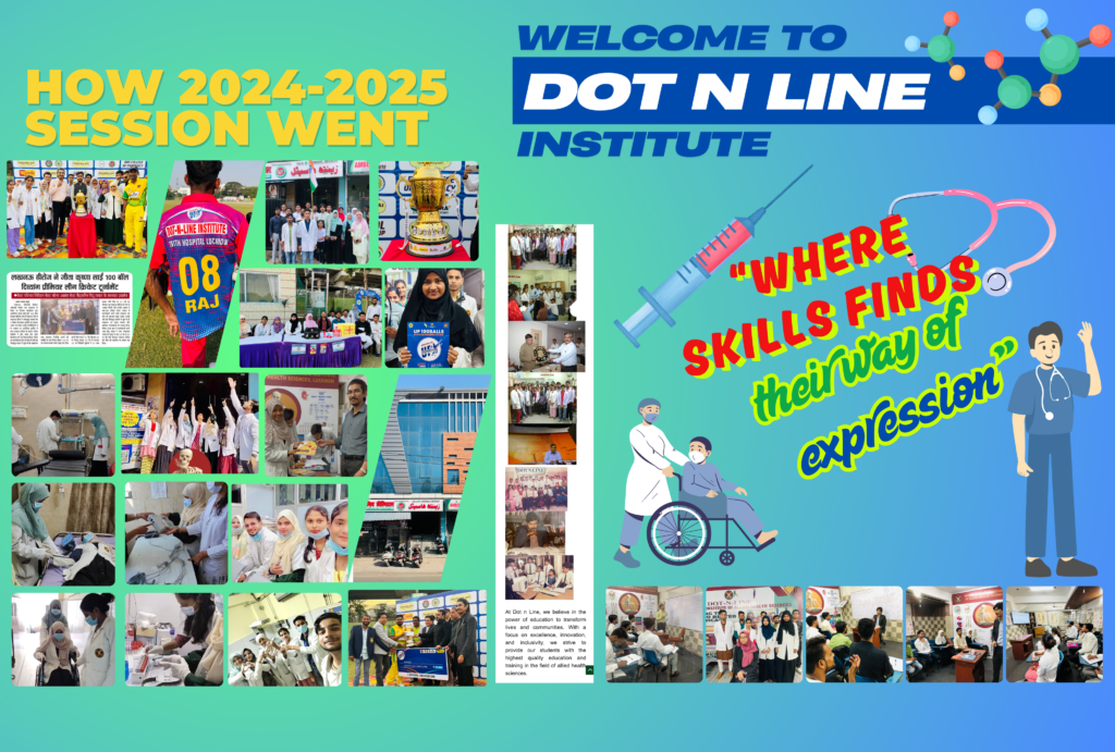 2025 Dot n Line Institute Diploma and Certificate courses in paramedical and allied health sciences Lucknow- ALL COURSES DMLT, DOTT ,DETCT DIALYSIS, OPTOMETRY