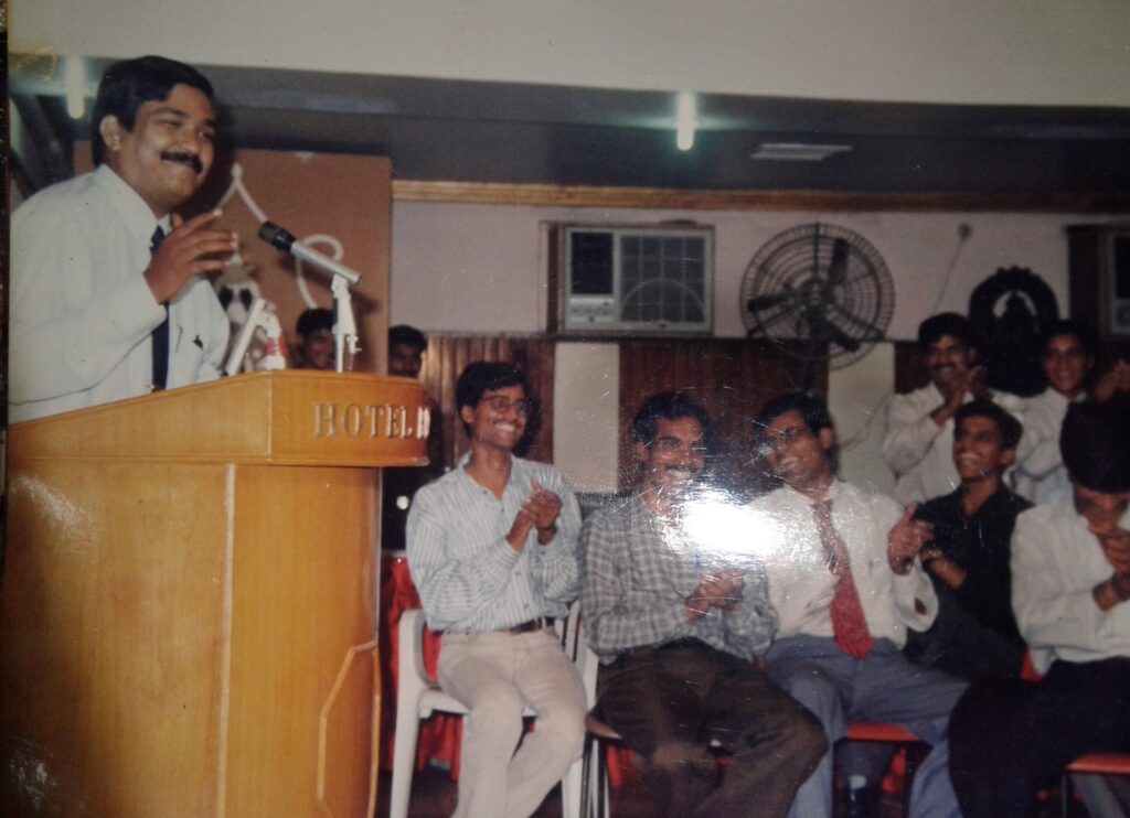 Dr. Saeed Ahmad Founding Director of DNL Giving Speech at Student's Annual Function at Elorra Hotel, Lucknow