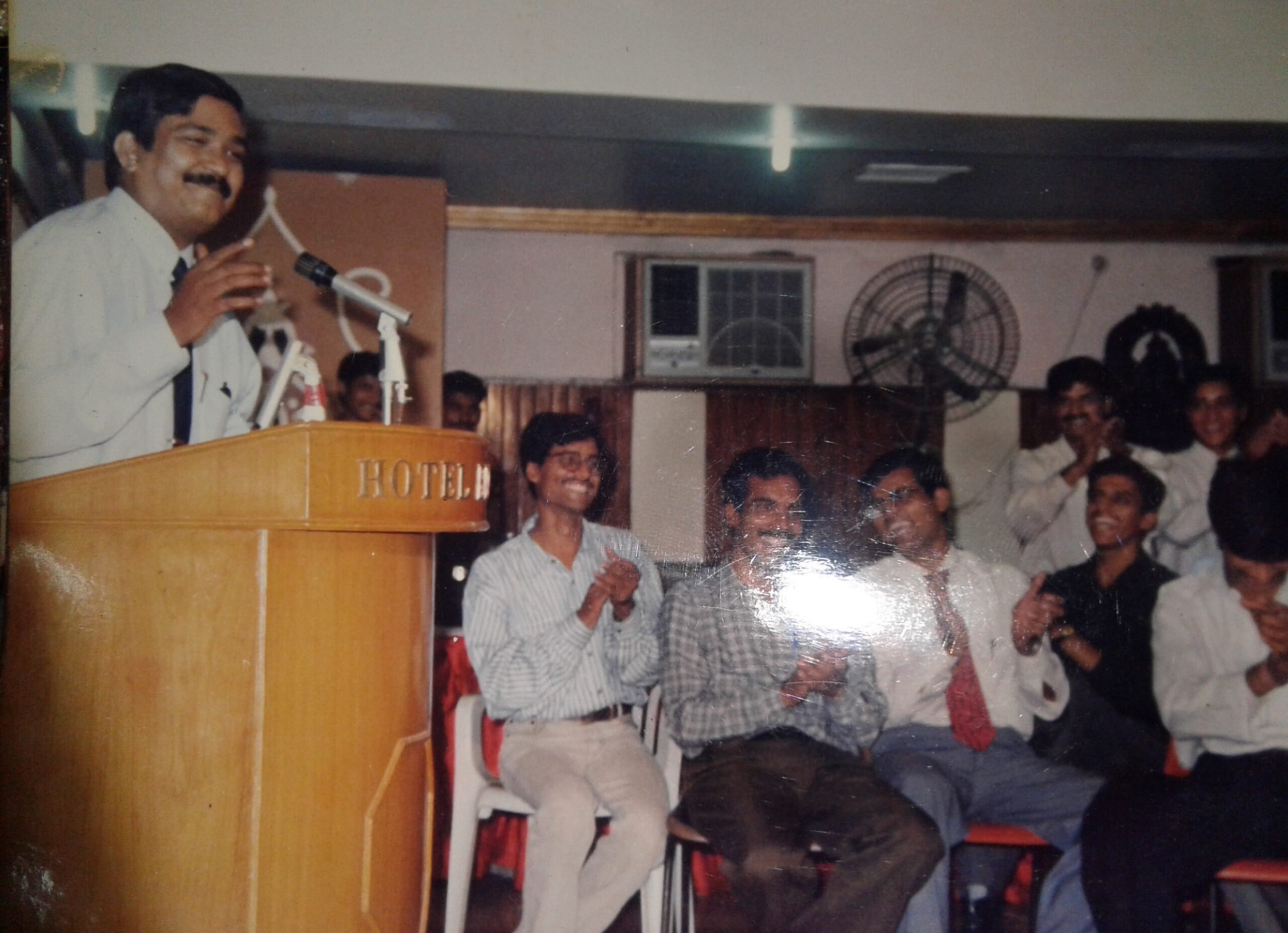 Dr. Saeed Ahmad Founding Director of DNL Giving Speech at Student's Annual Function at Elorra Hotel, Lucknow