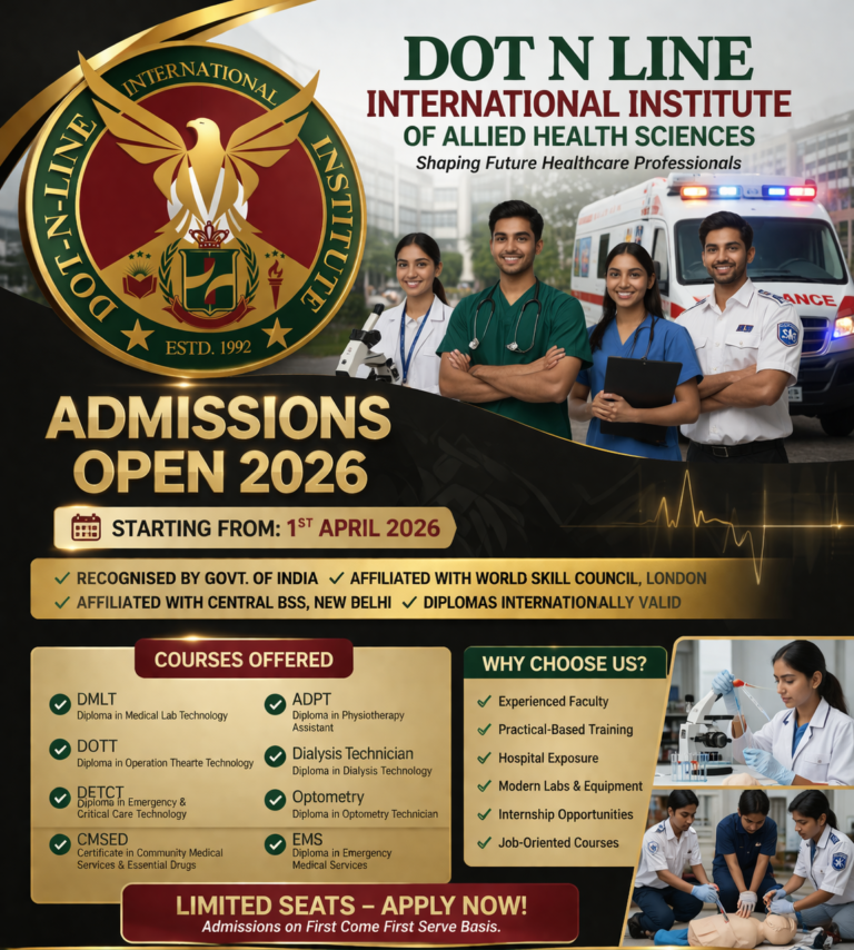 Dot n Line Institute (The International Institute for Allied Health Sciences) Lucknow, | Official Pamphlet 2026