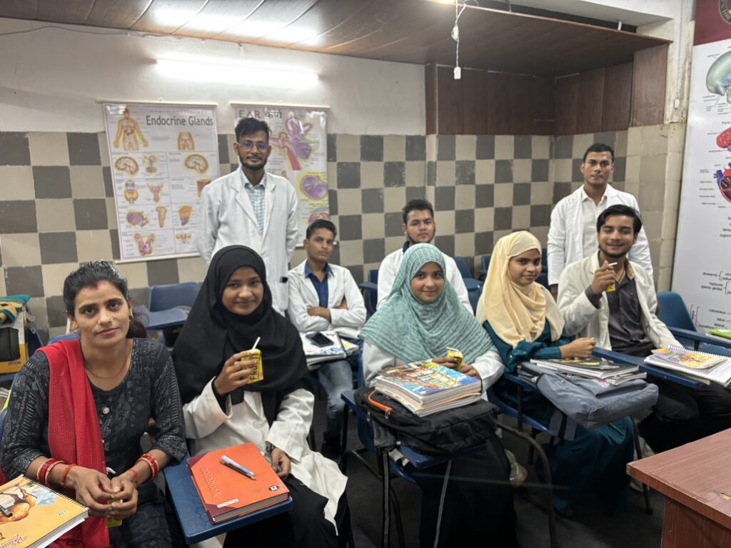 Classes of Paramedical Students of Batch 2024 at Dot n Line Institute Zenith Hospital