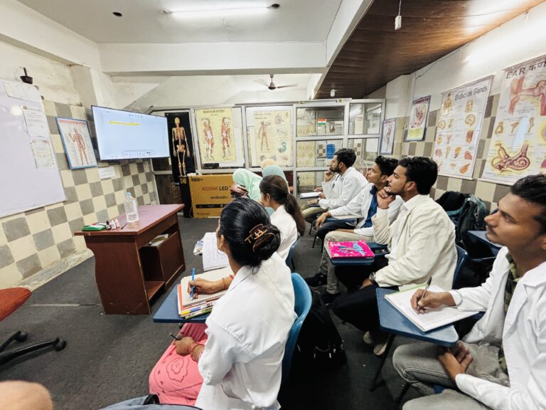 Smart Classes of Paramedical Students of Batch 2024 at Dot n Line Institute Zenith Hospital
