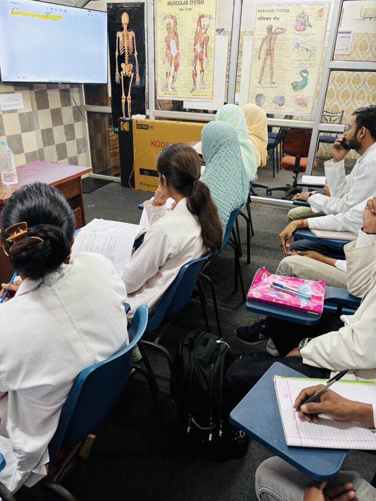 Smart Classes of Paramedical Students of Batch 2024 at Dot n Line Institute Zenith Hospital