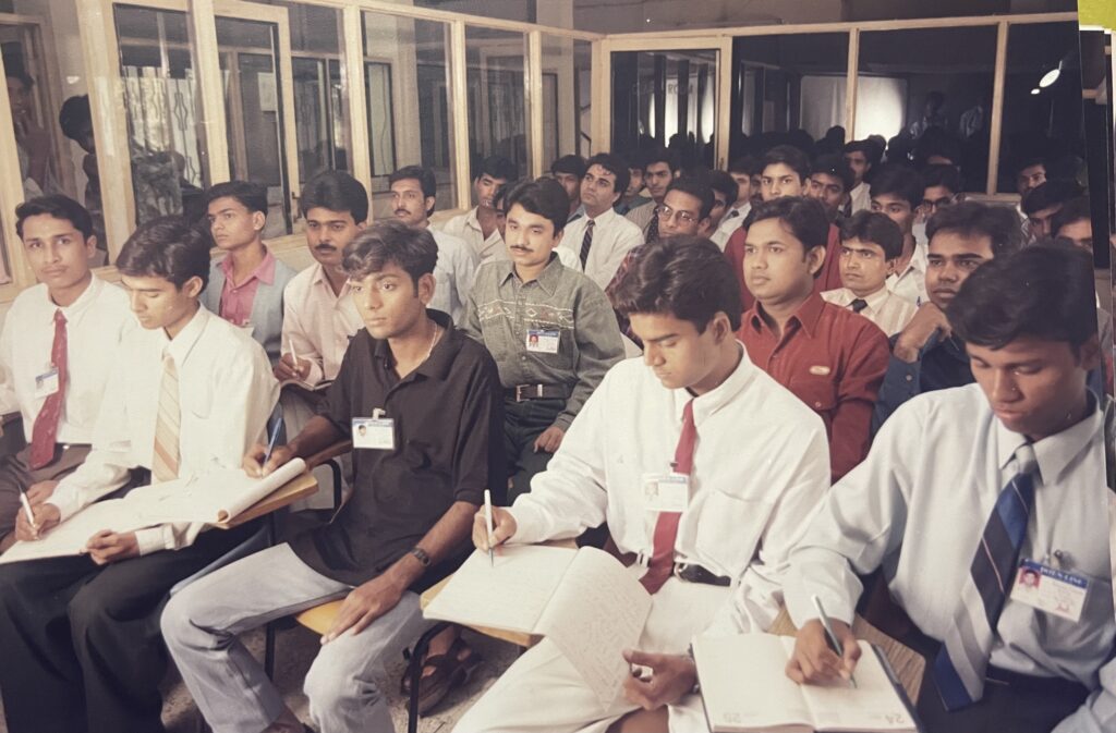 Dot n Line Computer Centre Students Attending Lectures