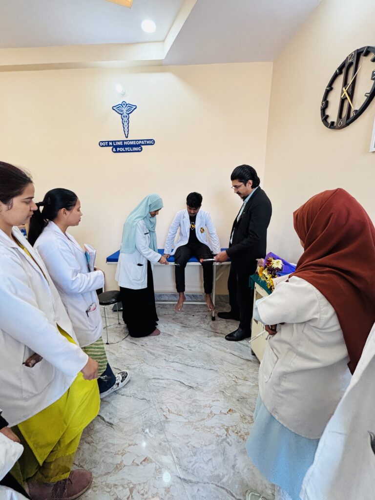 Practicals of DNL's Students at DNL Homeopathic & Polyclinic, Kaisarbagh, Lucknow