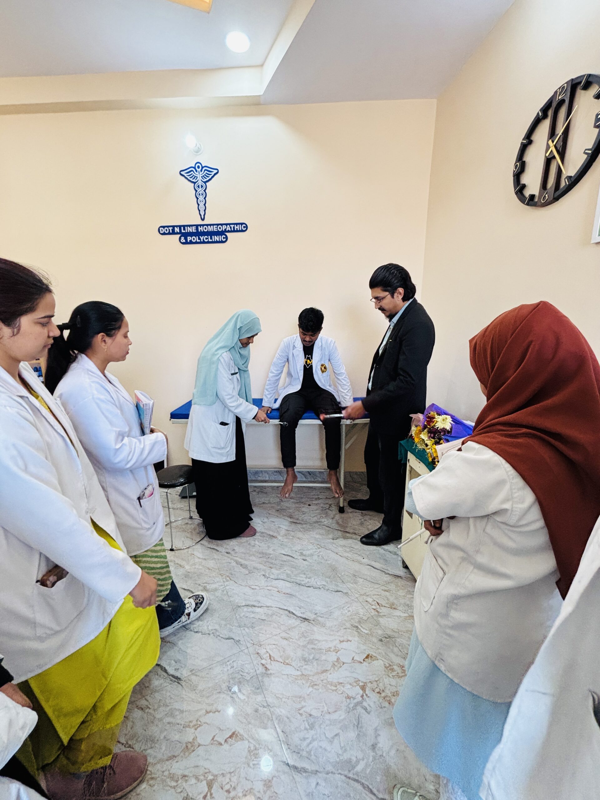 Practicals of DNL's Students at DNL Homeopathic & Polyclinic, Kaisarbagh, Lucknow