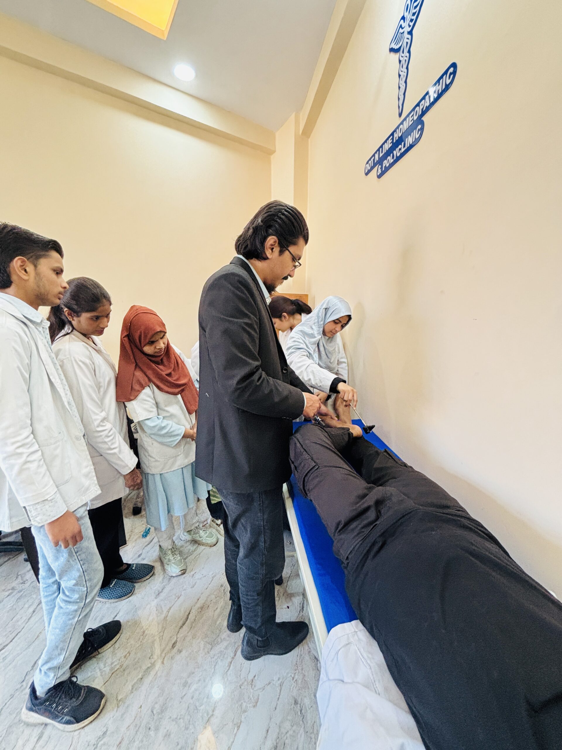 Practicals of DNL's Students at DNL Homeopathic & Polyclinic, Kaisarbagh, Lucknow