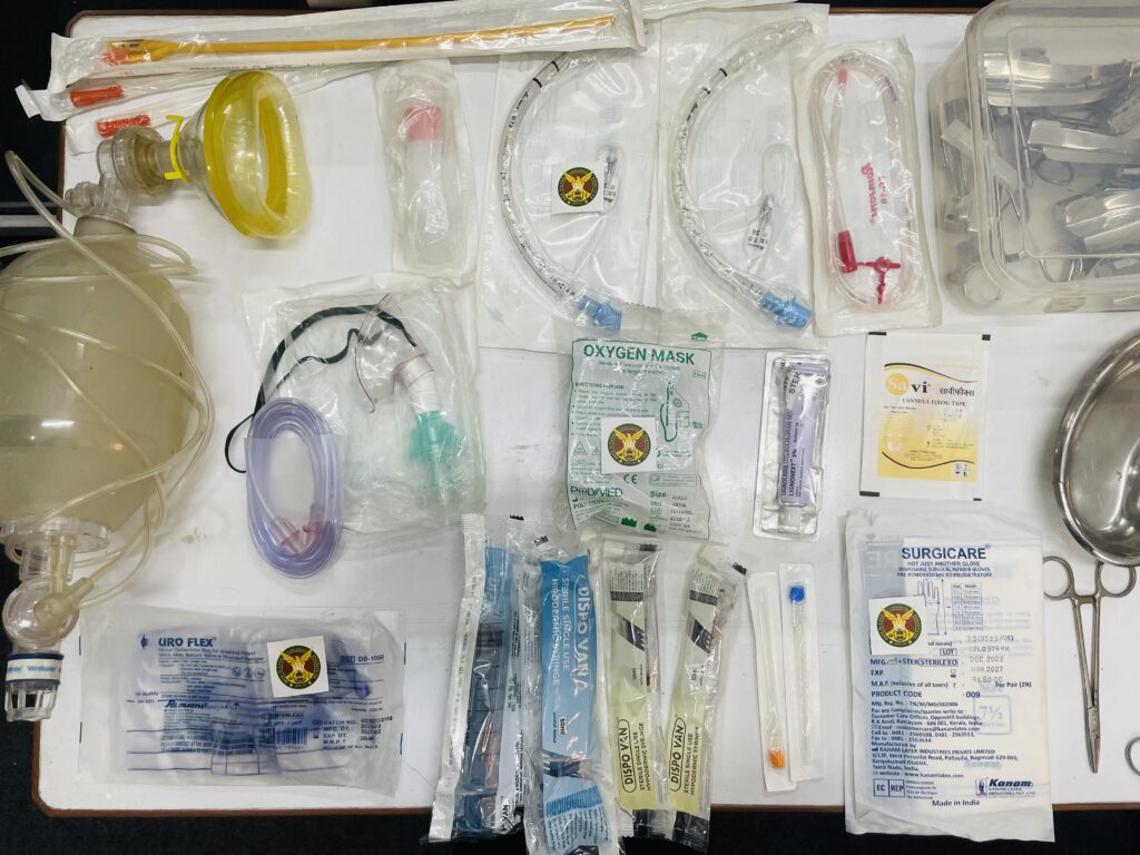 Practical Equipment, Tool and Devices at Dot N Line Institute (The International Institute for Allied Health Sciences) , Zenith Hospital, Lucknow