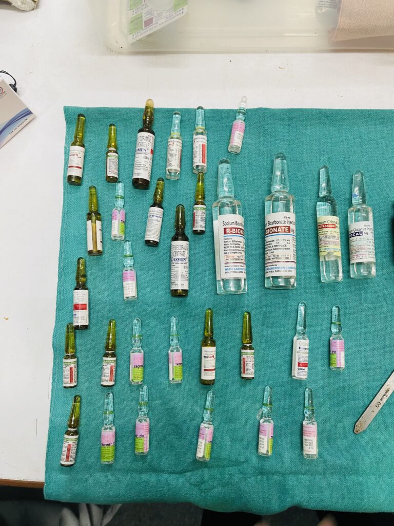 Practical Equipment, Tool and Devices at Dot N Line Institute (The International Institute for Allied Health Sciences) , Zenith Hospital, Lucknow