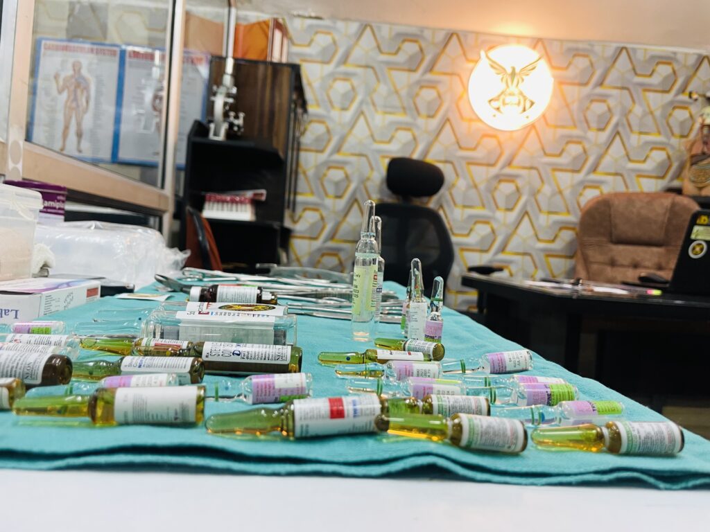 Practical Equipment, Tool and Devices at Dot N Line Institute (The International Institute for Allied Health Sciences) , Zenith Hospital, Lucknow