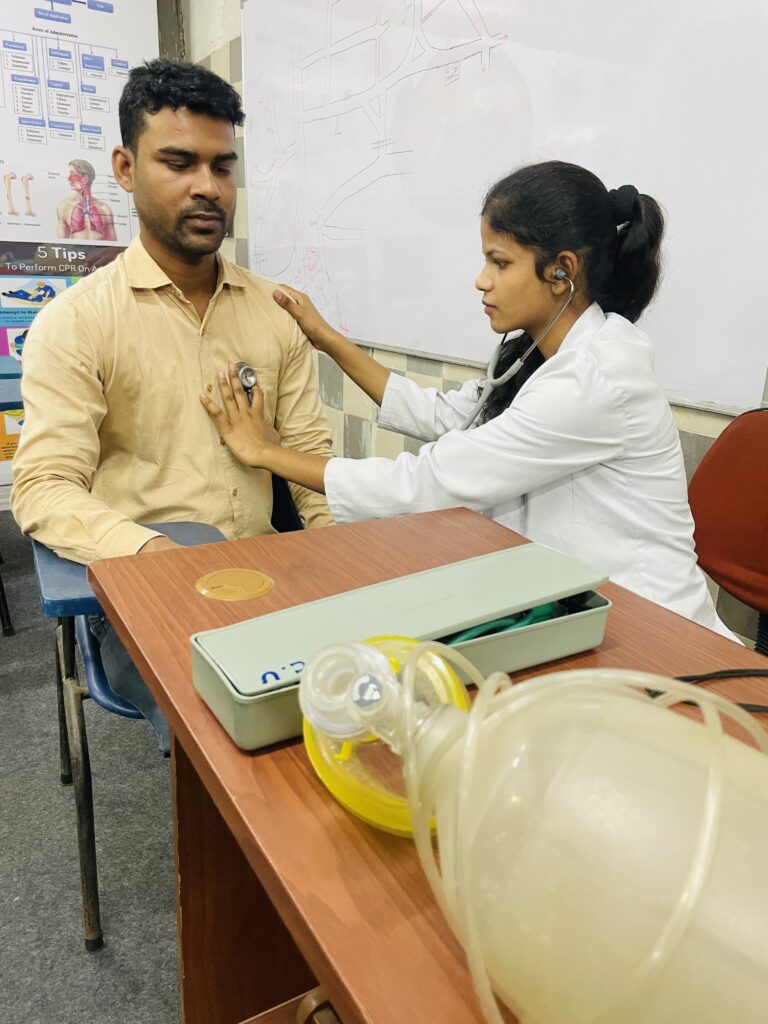 Practical Exposure at Dot N Line Institute (The International Institute for Allied Health Sciences) , Zenith Hospital, Lucknow