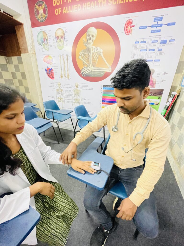 Practical Exposure at Dot N Line Institute (The International Institute for Allied Health Sciences) , Zenith Hospital, Lucknow