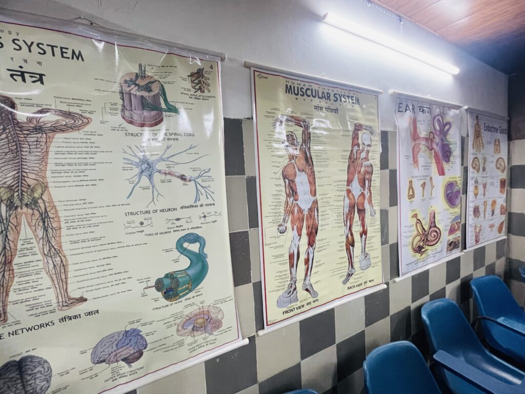 Lecture Class at Dot N Line Institute (The International Institute for Allied Health Sciences) , Zenith Hospital, Lucknow