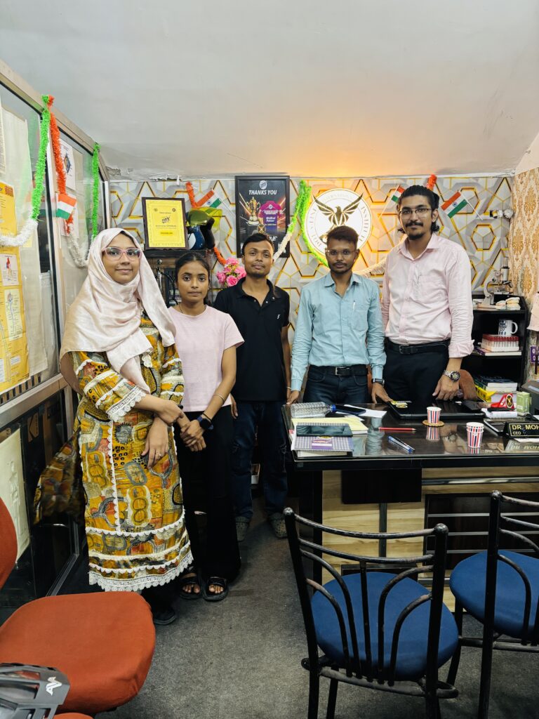 Dr Mohd Saad Director DNL with Dr Deepak Gaur from City Institute of Allied Health Sciences