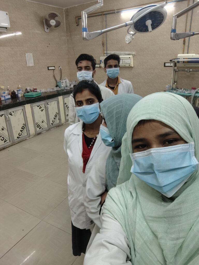 DNL Batch 2024 Performing Practical at Zenith Hospital Lucknow