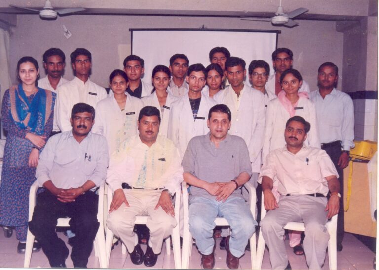 NPC (Dot n Line's Physiotherapy College) taking BLS Training at Harman Hospital by trained professional from APOLLO HOSPITAL, New Delhi