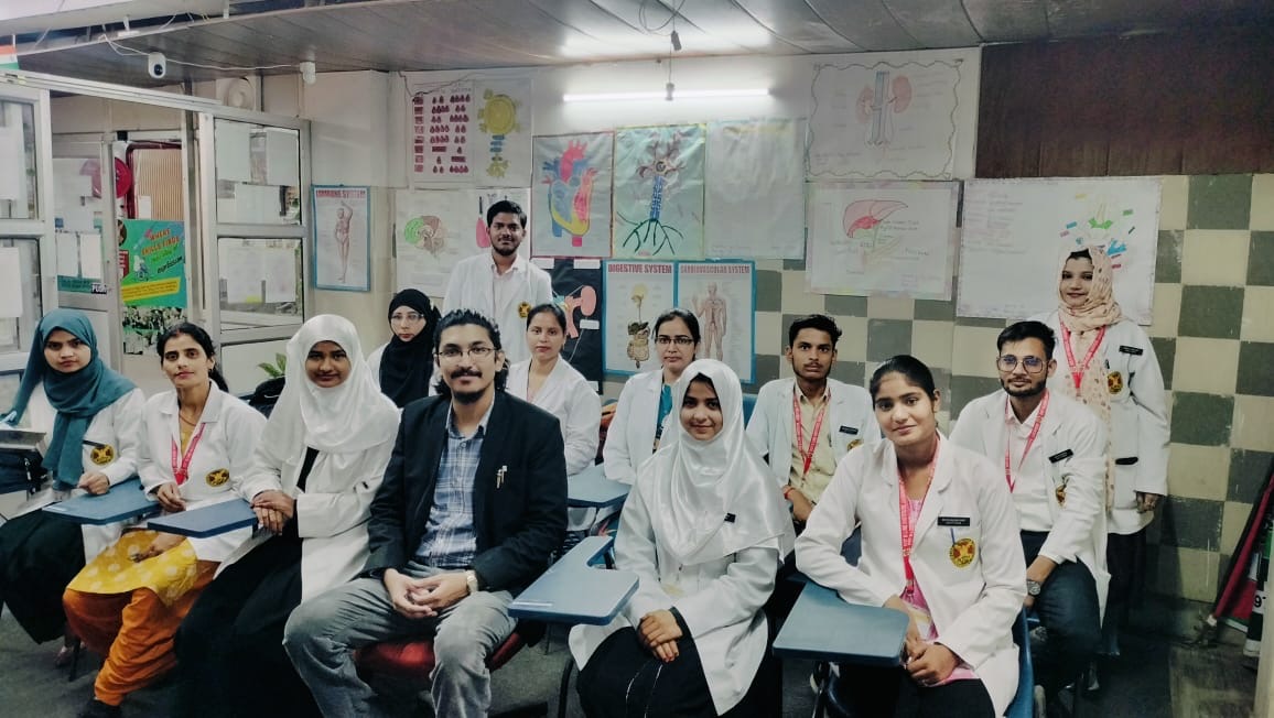 Dr Mohd Saad with DNL Students Clinical Visit Day 1 Aastha Hospital for Geriatric Care And Hospice Centre, Kapoorthala, Lucknow 11-05-2026