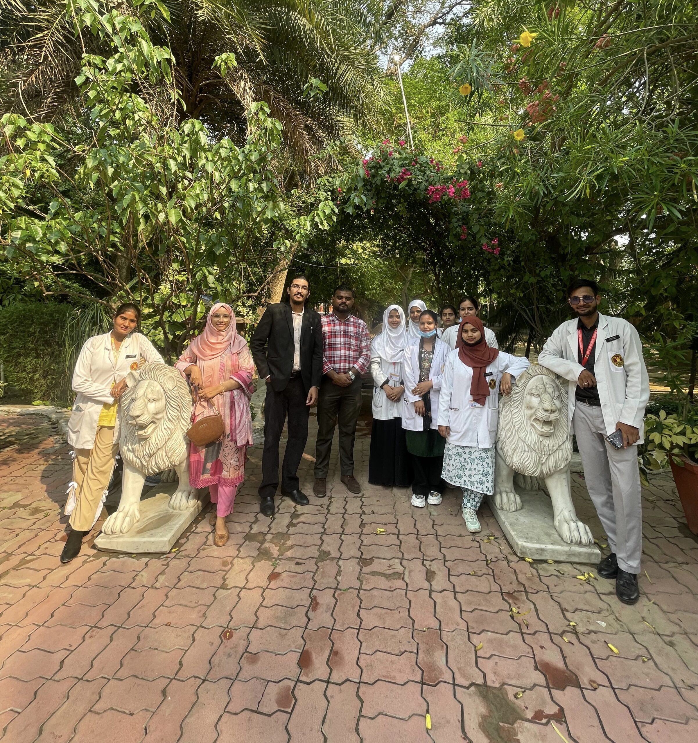 Dr Mohd Saad and Shoaib Sir with Students at Clinical Visit Day 2 Aastha Old Age Resort, Kukrail, Lucknow (Dr Abhishek Shukla, Renowned Geriatric Physician ) 12-05-2026